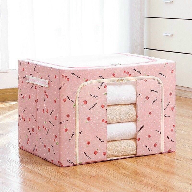 túi đựng chăn màn khung sắt siêu chắc chắn đựng đồ đa năng kích thước lớn