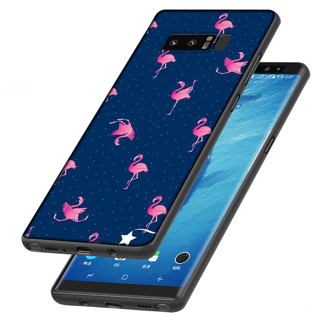 Ốp Điện Thoại Tpu Hình Chim Hồng Hạc Mùa Hè Cho Samsung Note 8 9 10 20 S30 Plus Lite Ultra Gtl75