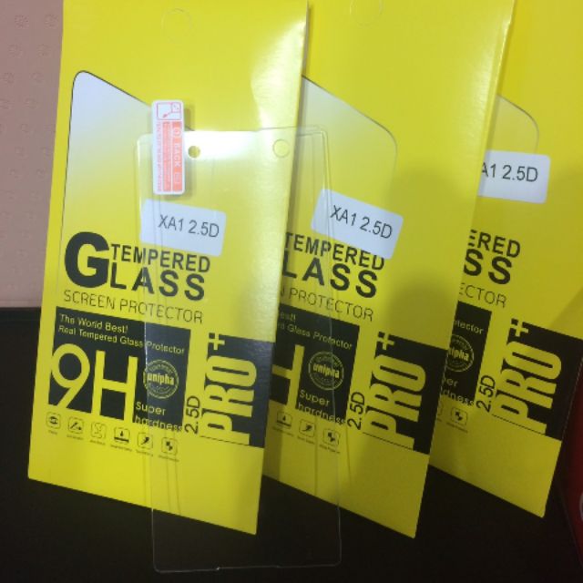 Bộ 3 kính cường lực cao cấp cho Sony Xperia XA1
