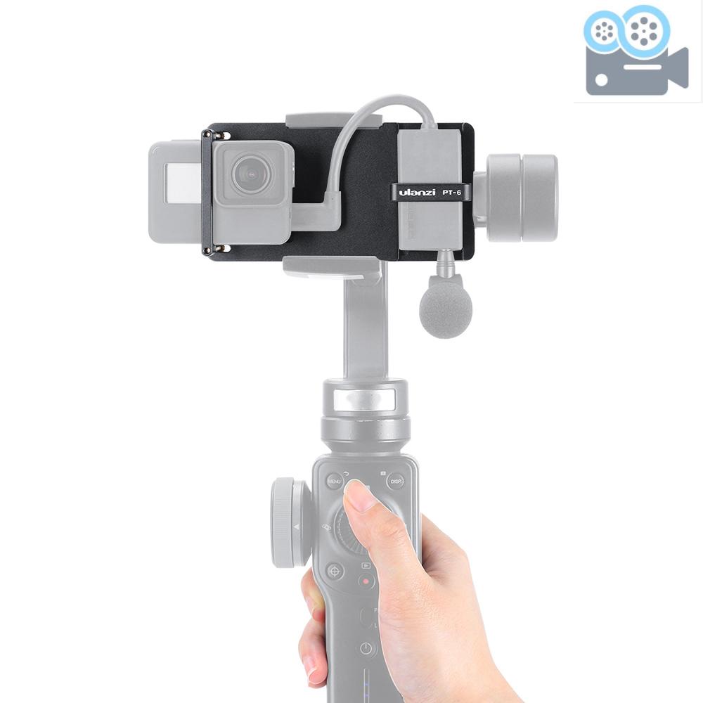 Ulanzi Đế Gắn Máy Ảnh Pt-6 Cho Gopro Hero 7 6 5 For Dji Moza Mini S Zhiyun Smooth 4 Vimble 2