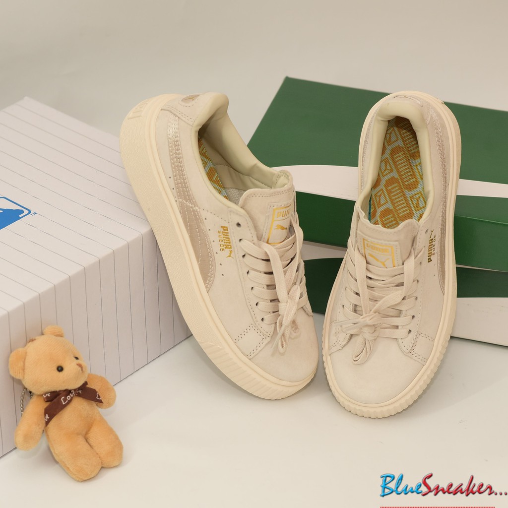 Giày sneaker nữ Puma da lộn