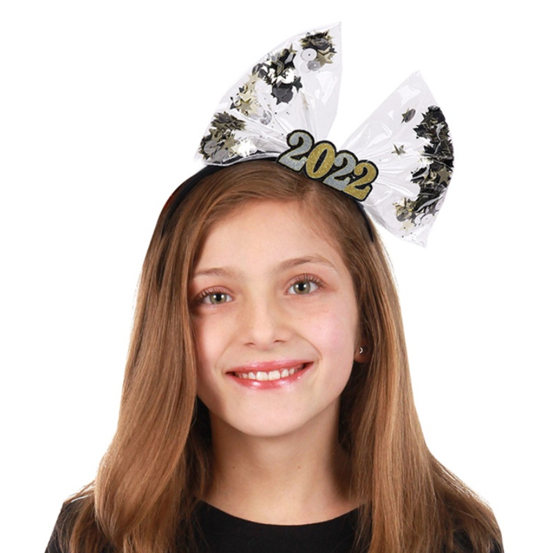 Băng Đô Nơ Co Giãn Xinh Xắn Theo Phong Cách Năm Mới 2022