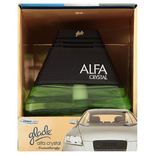 Tinh dầu nước hoa xe hơi GLADE ALFA Aromatherapy Crystal cao cấp(3 mùi hương)