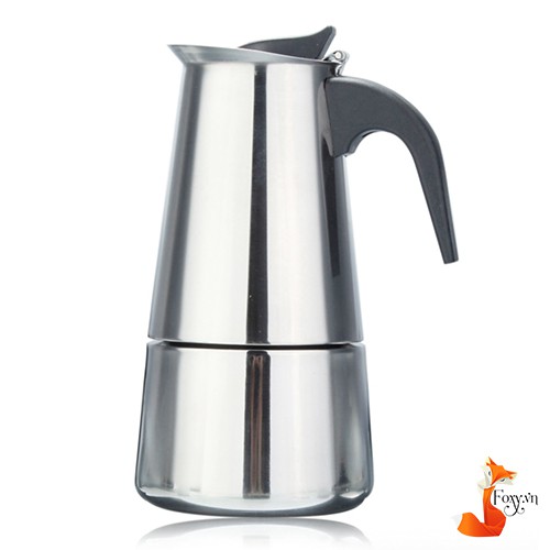 Bình pha cà phê Inox cao cấp của Ý hiệu Foxy – BCP01 (Bình 9 cup)