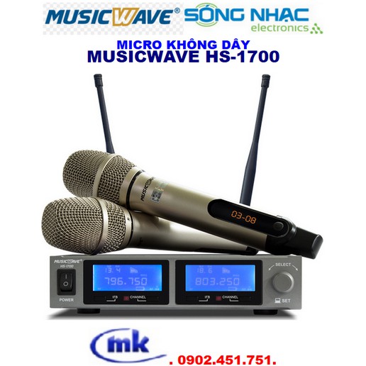 Micro không dây MUSICWAVE HS-1700