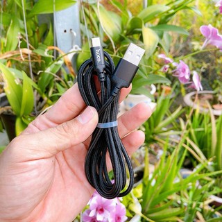 Cáp sạc Hoco dài 2m micro USN / Type-C/ Lightning