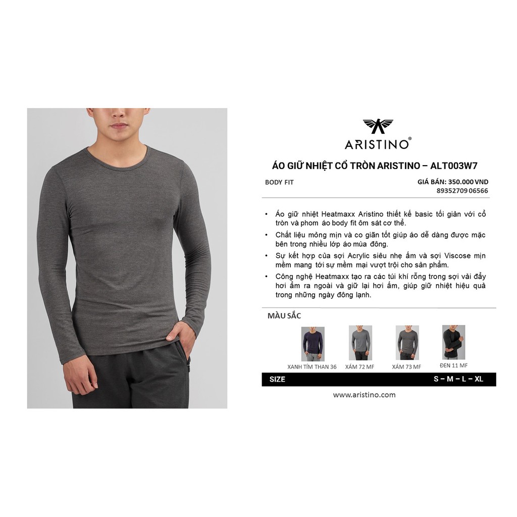 Áo giữ nhiệt côt tròn siêu đẹp ARISTINO (alt003w7- alt006w7) | BigBuy360 - bigbuy360.vn