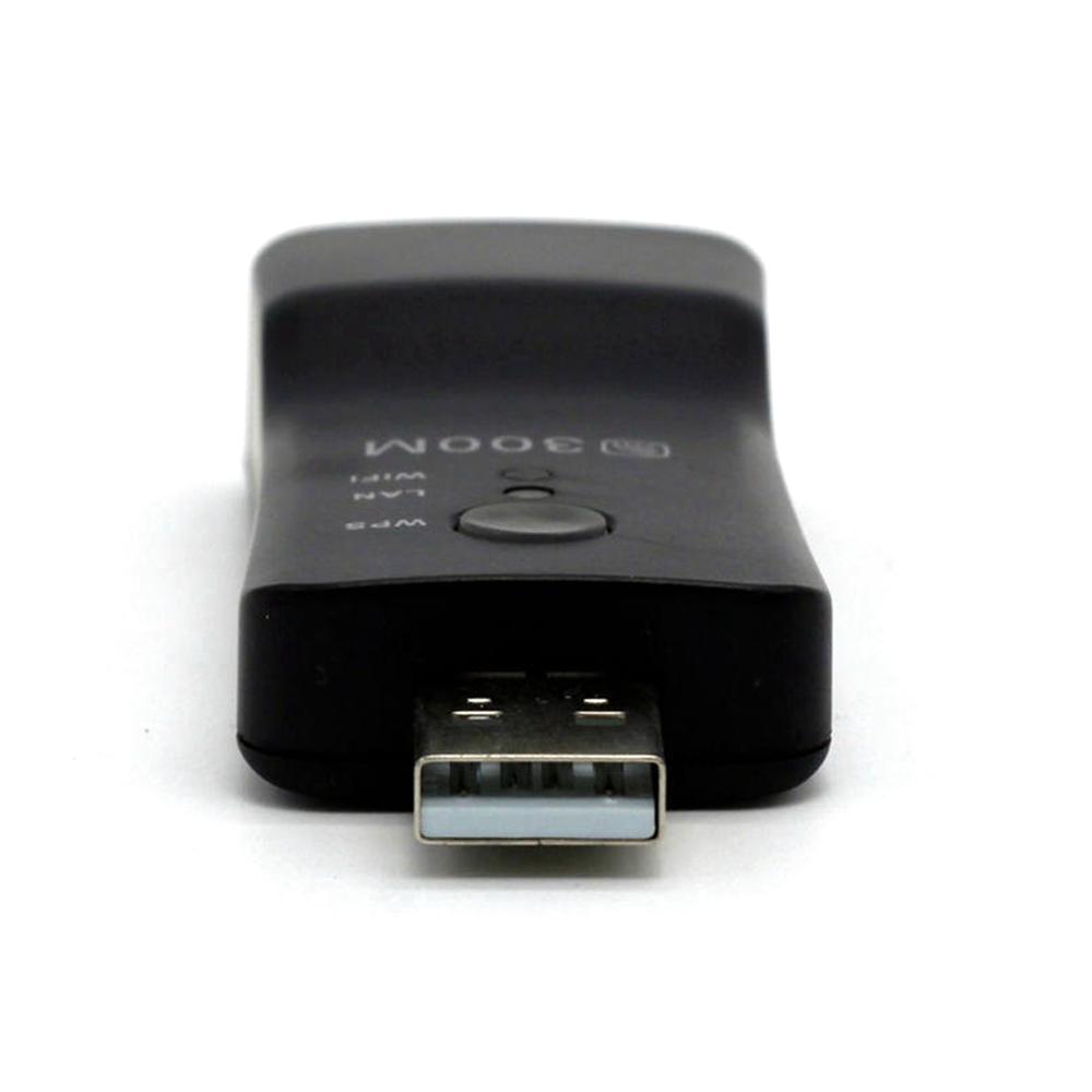 300Mbps Wireless Repeater USB WiFi Range Extender Smart TV Network Adapter vn