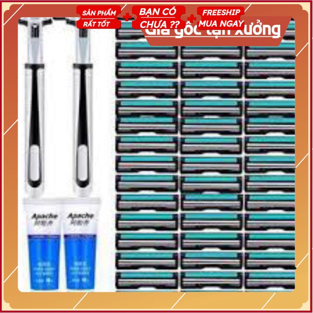 Sẵn hàng combo 5 bộ cạo râu 38 món .