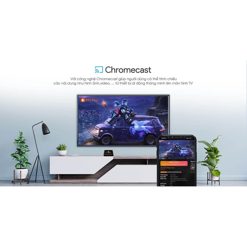 FPT Play Box+ 2020 ram 2Gb Android TV10 4K model T550 – Điều khiển giọng nói tiếng Việt new,hàng chuẩn Phuzinshop