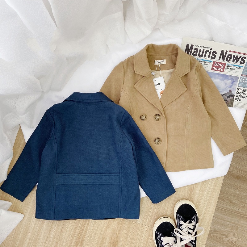 [Mã MINTCC10 giảm 10%] Set Vest Nhung Chéo Hàn 4 Khuy Form Hàn Quốc Sang Chảnh Cho Bé Trai Từ 1-5 Tuổi - TD4045