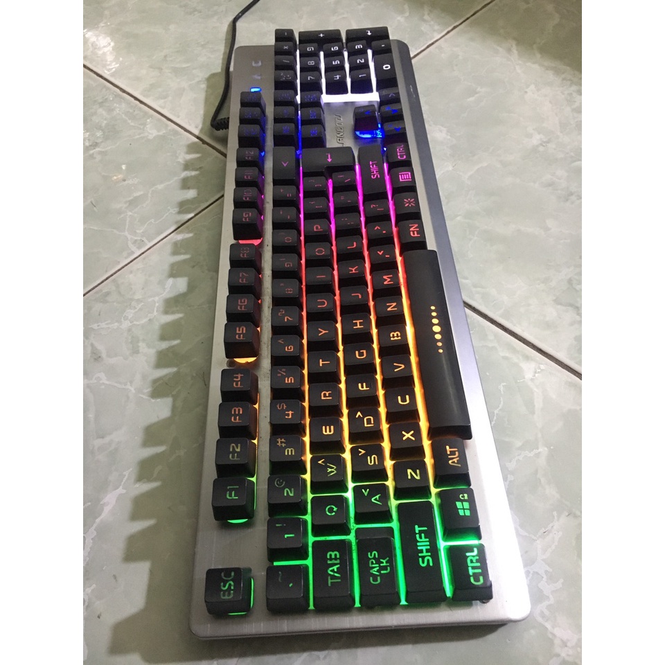 Bàn phím giả cơ E-Dra EK701 LED RGB cũ dùng tốt - Bàn phím gaming E-Dra EK701