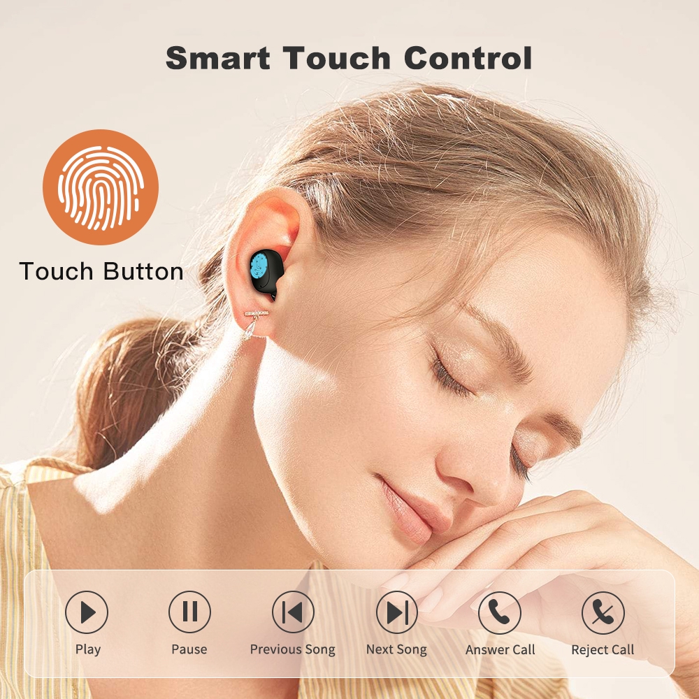 [ZNT Liberbuds] Tai Nghe Thể Thao Không Dây Bluetooth 5.0 Tws Âm Thanh Hifi Tích Hợp Mic Cảm Ứng Không Thấm Nước Ipx5