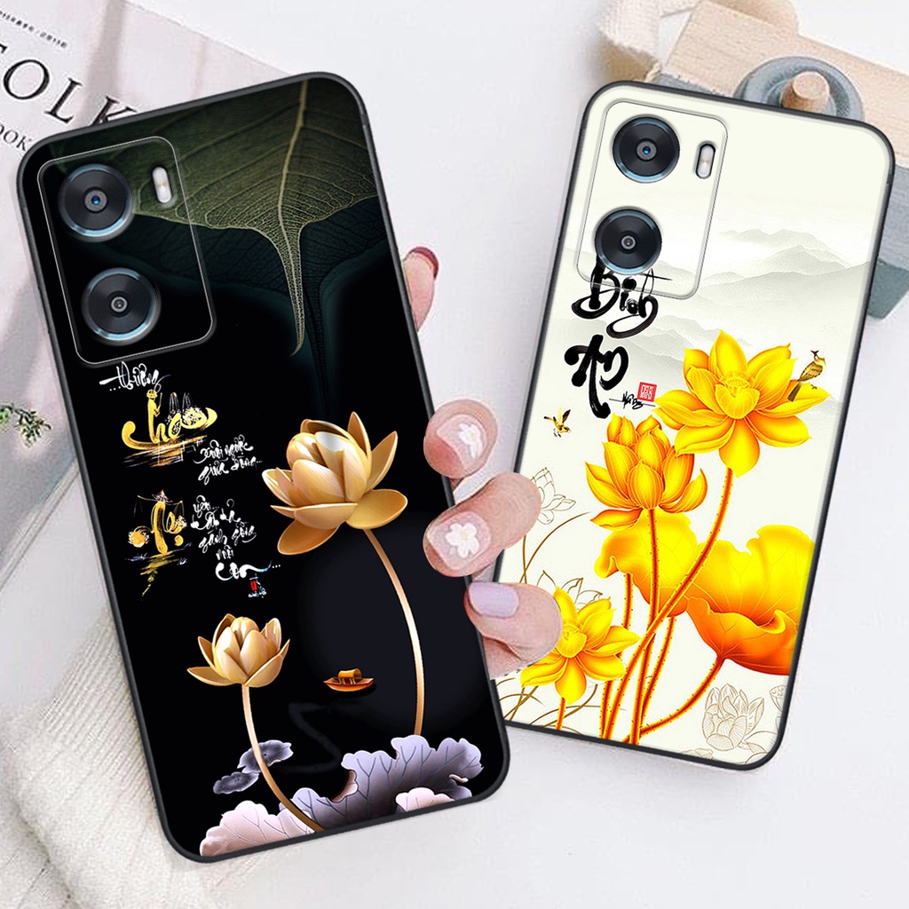 Ốp lưng Oppo A57 2022 / A77 4G / A77S BẢO VỆ CAMERA in hình chữ tài chữ lộc, Cha Mẹ, bình an SIÊU ĐẸP