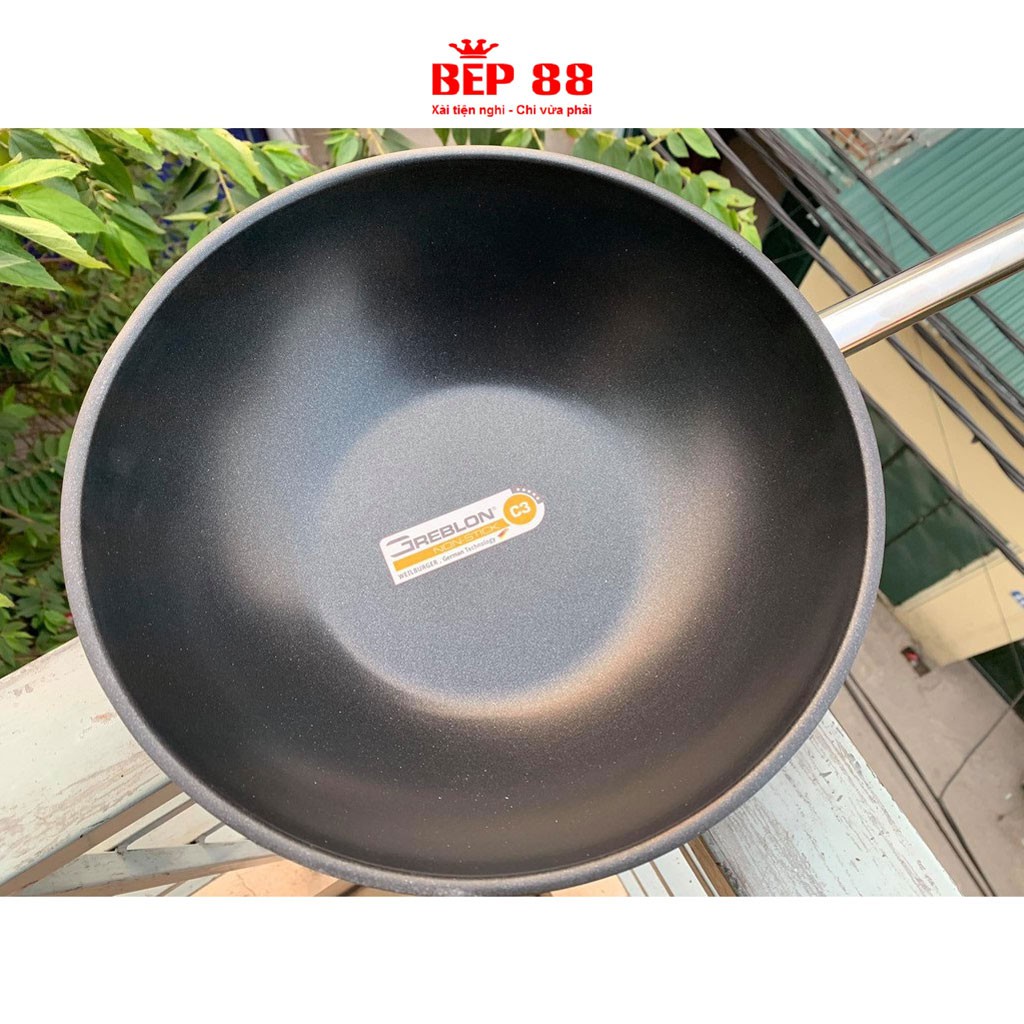 Chảo Chống Dính Sâu Lòng Elo Deep Wok Pan 28cm