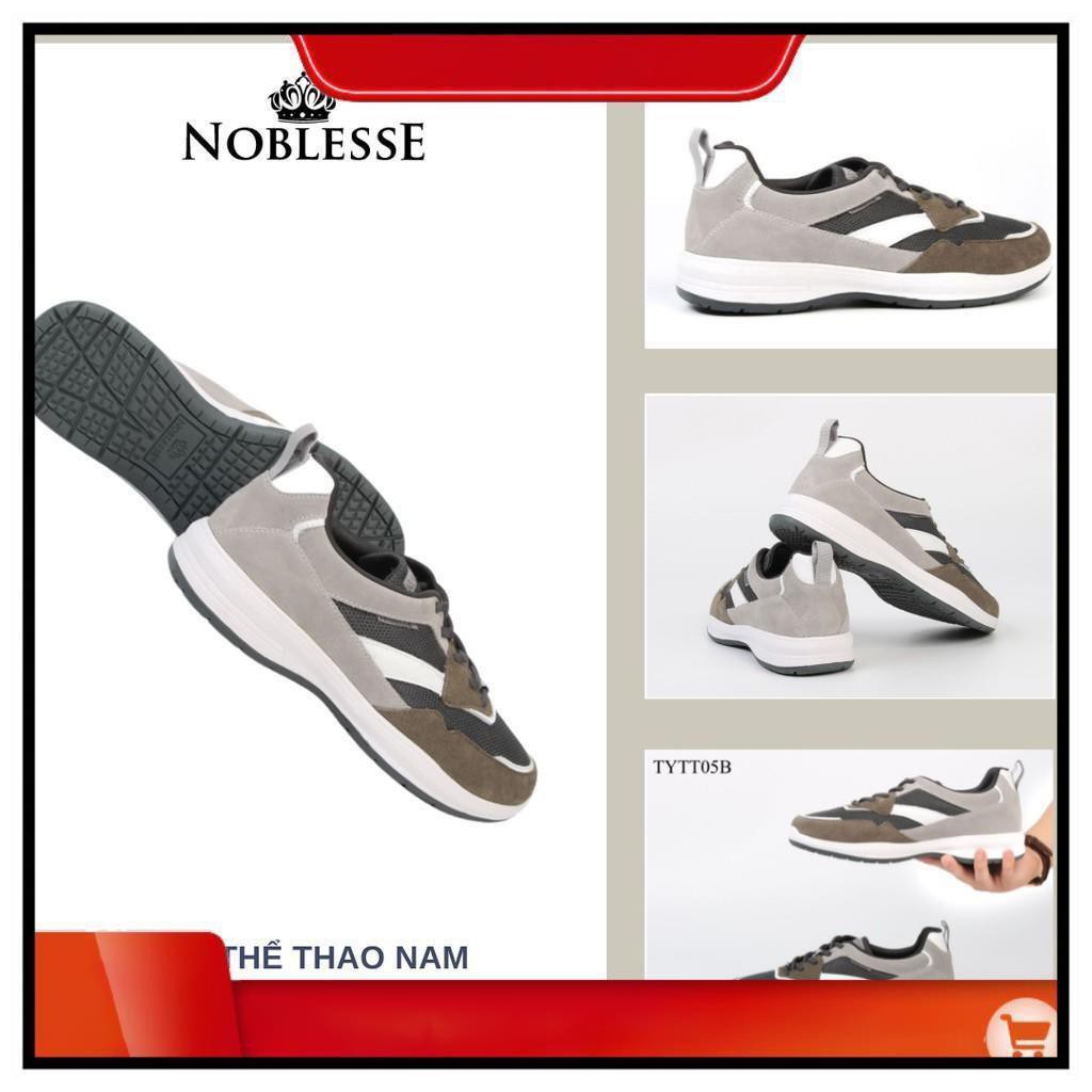 GIÀY THỂ THAO NAM DA LỘN CỔ THẤP THỜI TRANG CHÍNH HÃNG NOBLESSE TYTT05B