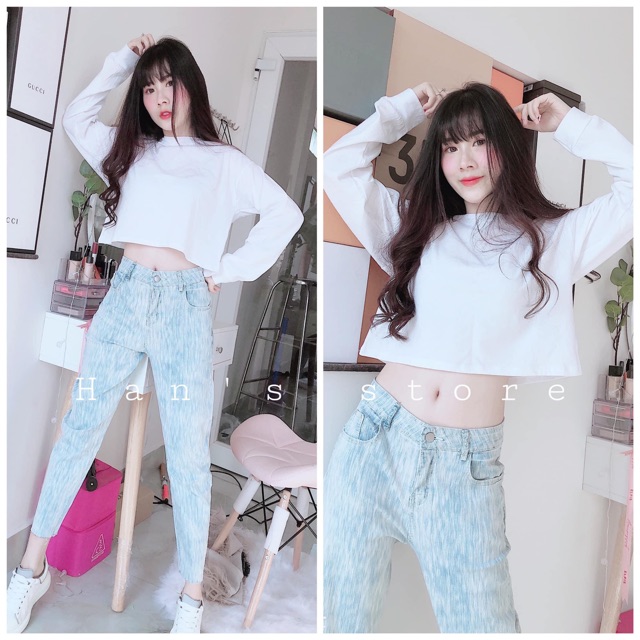 [Mã FAMAYWA giảm 10K đơn 50K] [TY Áo croptop tay dài basic đơn giản- trẻ trung | BigBuy360 - bigbuy360.vn