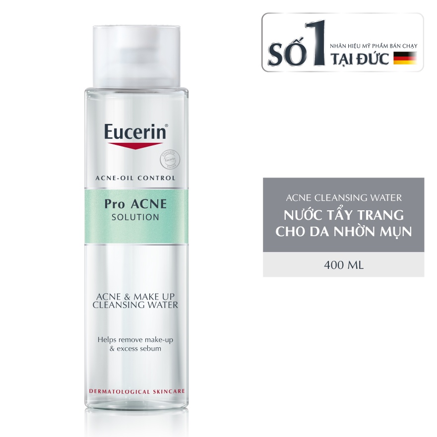 Nước tẩy trang cho da dầu mụn Eucerin Acne-oil Control ProAcne