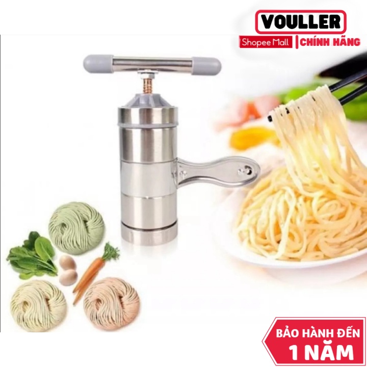 Khuôn Vouller Làm Bún, Dụng Cụ Ép Bún Tươi, Bánh Canh, Bánh Lọt Tại Nhà. Chất Liệu Inox Cao Cấp, Có 5 Đầu Tùy Chọn.