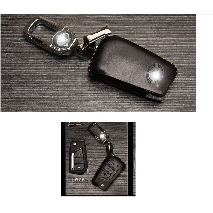 Bao da chìa khóa ô tô Toyota - PKXH-76
