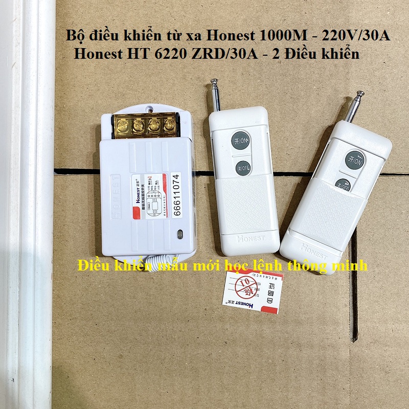 Bộ công tắc điều khiển thiết bị điện từ xa 2 điều khiển 1000m