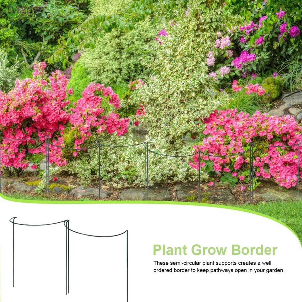 Plant Support Metal Reusable Vegetables 25x40cm Bow For Peonies Garden