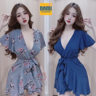 Jump bèo đắp chéo cột eo tay tiên siêu đáng yêu - qanu101