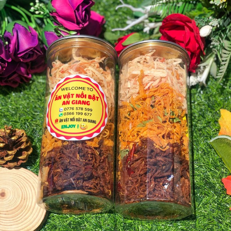 300g  KHÔ MIX 3 VỊ: HEO - MỰC - GÀ (Thơm ngon - Đậm vị)