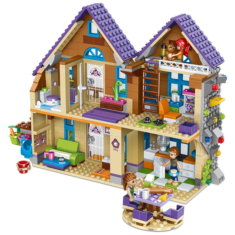 796 CÁI Đồ Chơi Khối Xây Dựng Nhỏ Tương Thích Lego Friends Heartlake City Mia's House Món quà cho trẻ em gái DIY