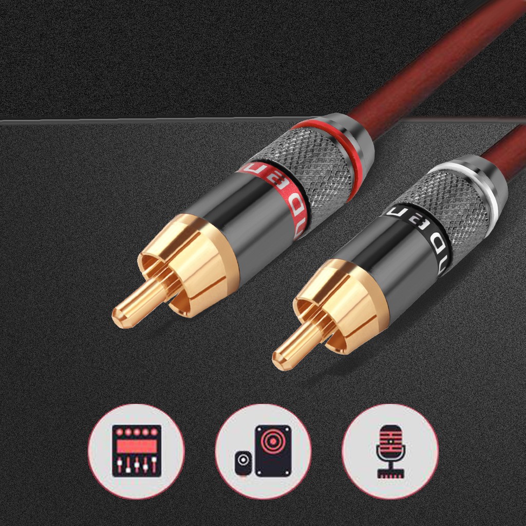 Đầu nối dây cáp âm thanh RCA chất lượng cao