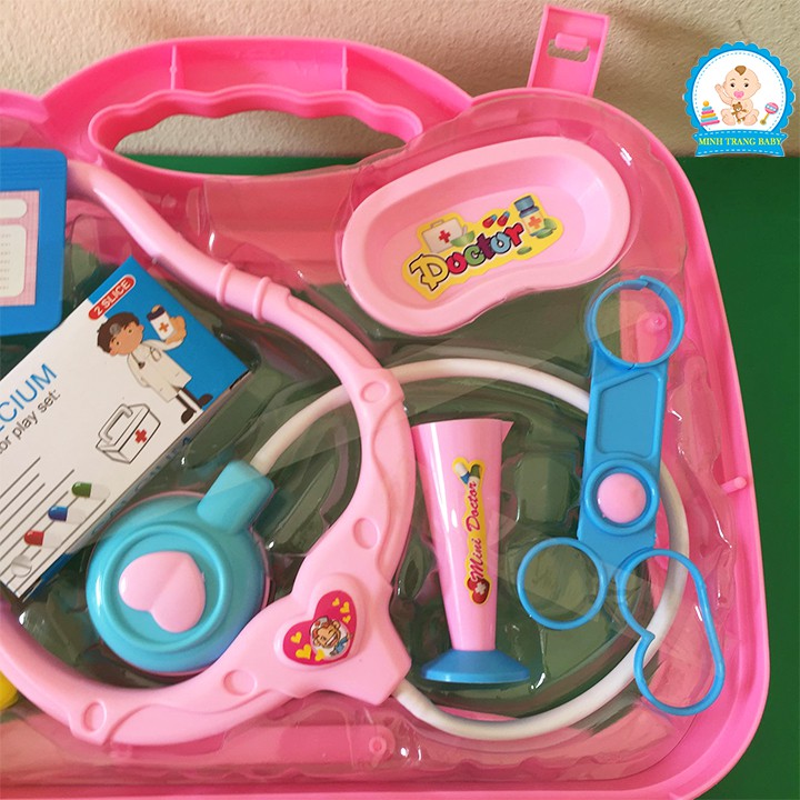 Bộ Đồ Chơi Vali Bác Sĩ Long Thủy Cho Bé Tập Làm Bác Sĩ