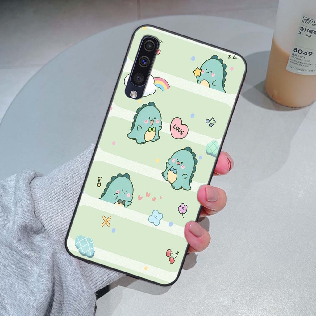 Ốp Samsung A30s / A50 / A50s / A70 in hình khủng long Dino siêu dễ thương