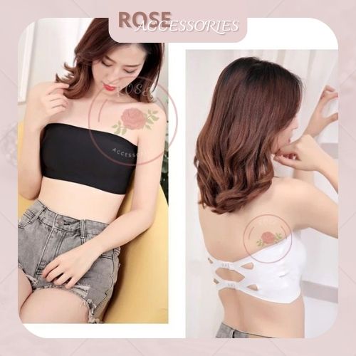 Áo lót Bra nữ không gọng ko dây chống tụt chất siêu mềm Rose Accessories BRA04