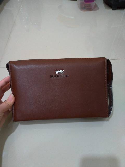 Braun Buffel Ví Da Cầm Tay Thời Trang Cao Cấp