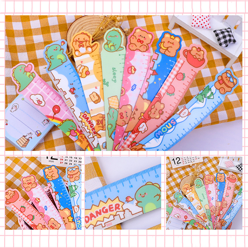 Thước Kẻ Hình Thỏ Đáng Yêu Kích Thước 15cm