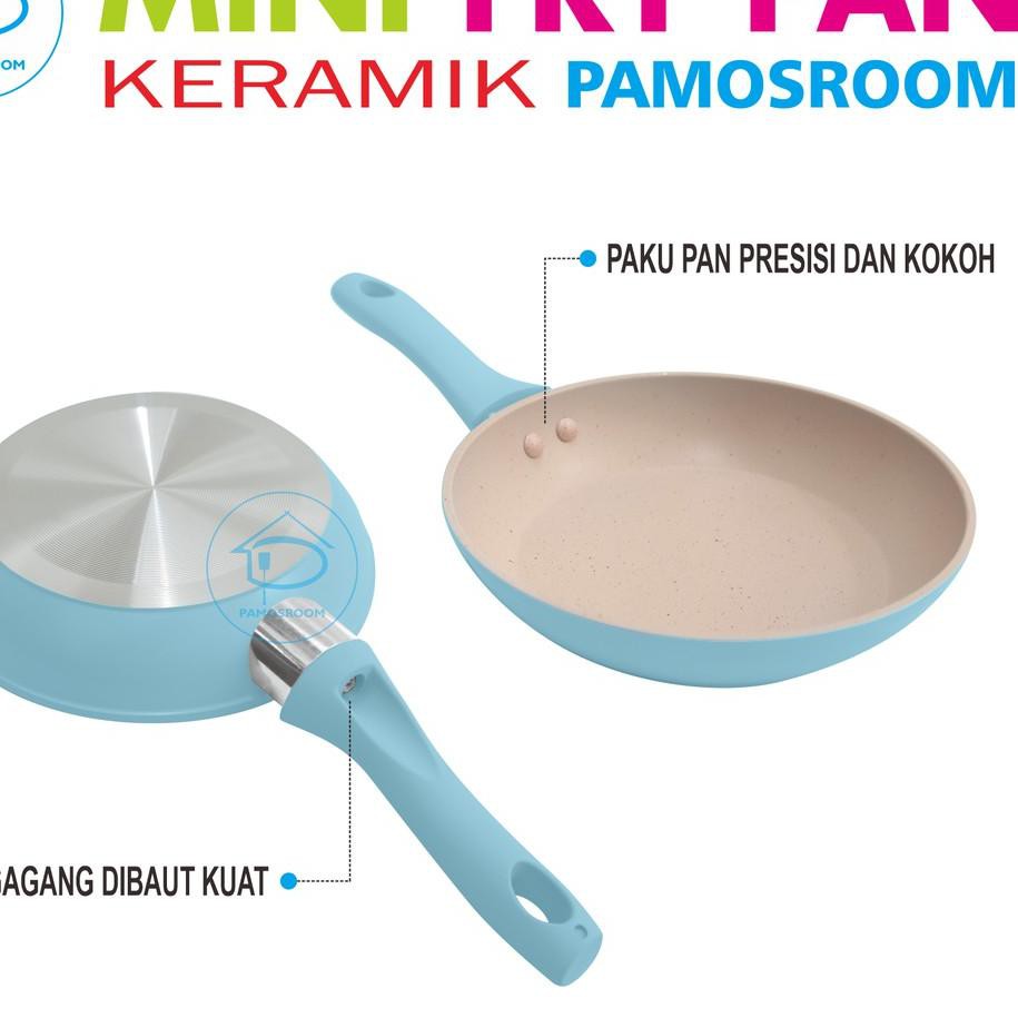 Chảo Chiên Chống Dính Họa Tiết Vân Đá Mini 14cm Dễ Thương