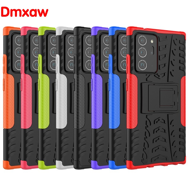 Ốp điện thoại nhựa cứng chống sốc có giá đỡ cho Samsung Galaxy Note 20 Ultra S10 Lite Note 10 Lite 2020 M21 M30S A21