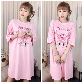 Đầm thun Pink Panther form to