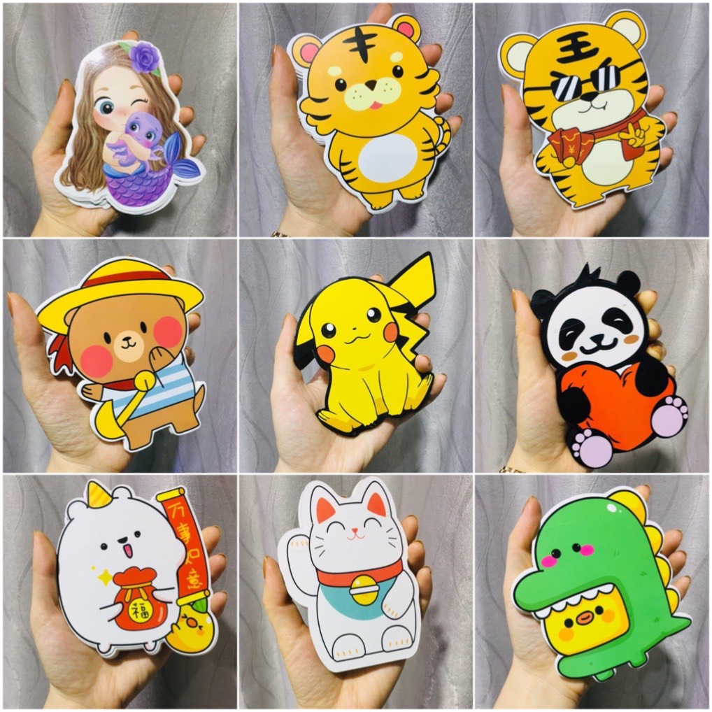 10 Bao lì xì chibi, lì xì hoạt hình tết nhâm dần 2022 mới cao cấp đẹp độc lạ - Momostore