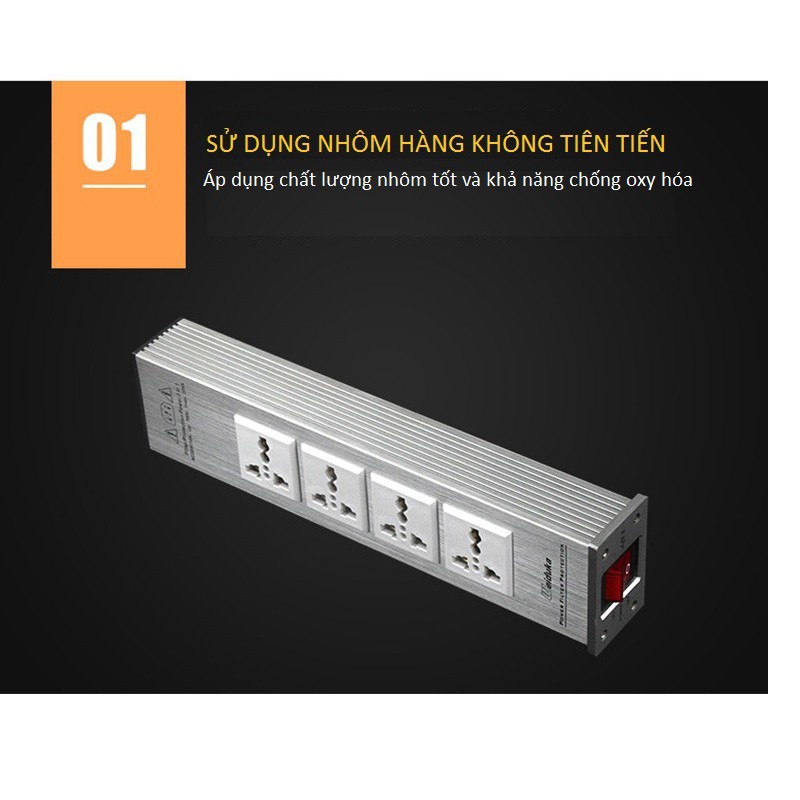 Bộ Lọc Nguồn Điện Weiduka AC 2.2 - Bộ Lọc Nguồn Điện Sạch Cao Cấp