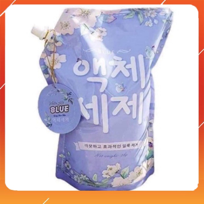 Nước giặt BLUE Hàn Quốc 2 trong 1, 2 kgs, hàng chính hãng, siêu thơm lâu