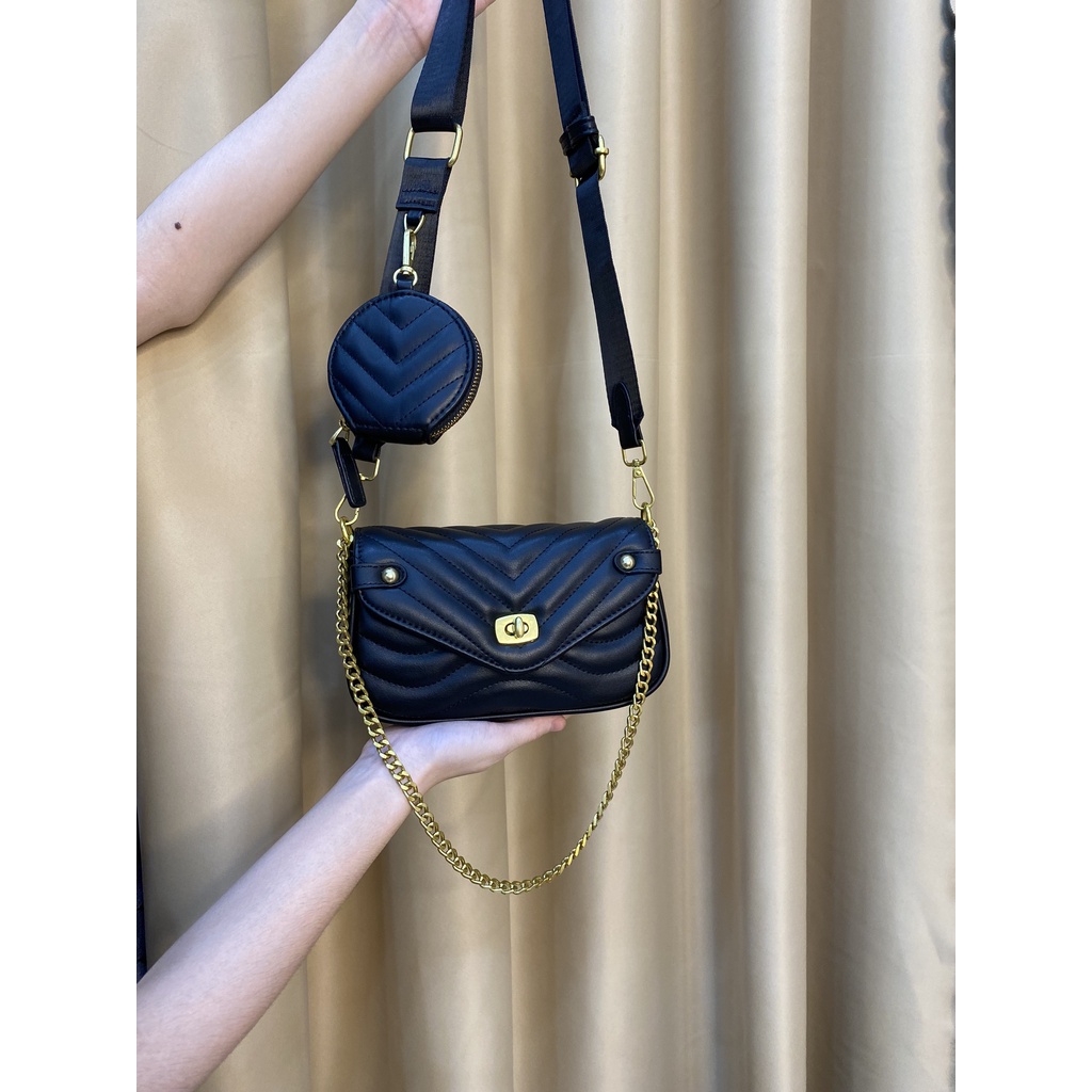 Túi xách nữ trần chỉ,ĐEO CHÉO,ĐEO VAI