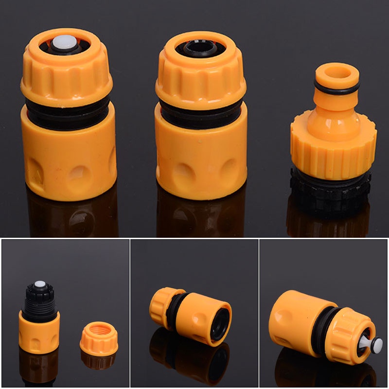 Set 3 đầu nối ống nước SEAMETAL 1/4'' 1/6'' bằng ABS chuyên dụng