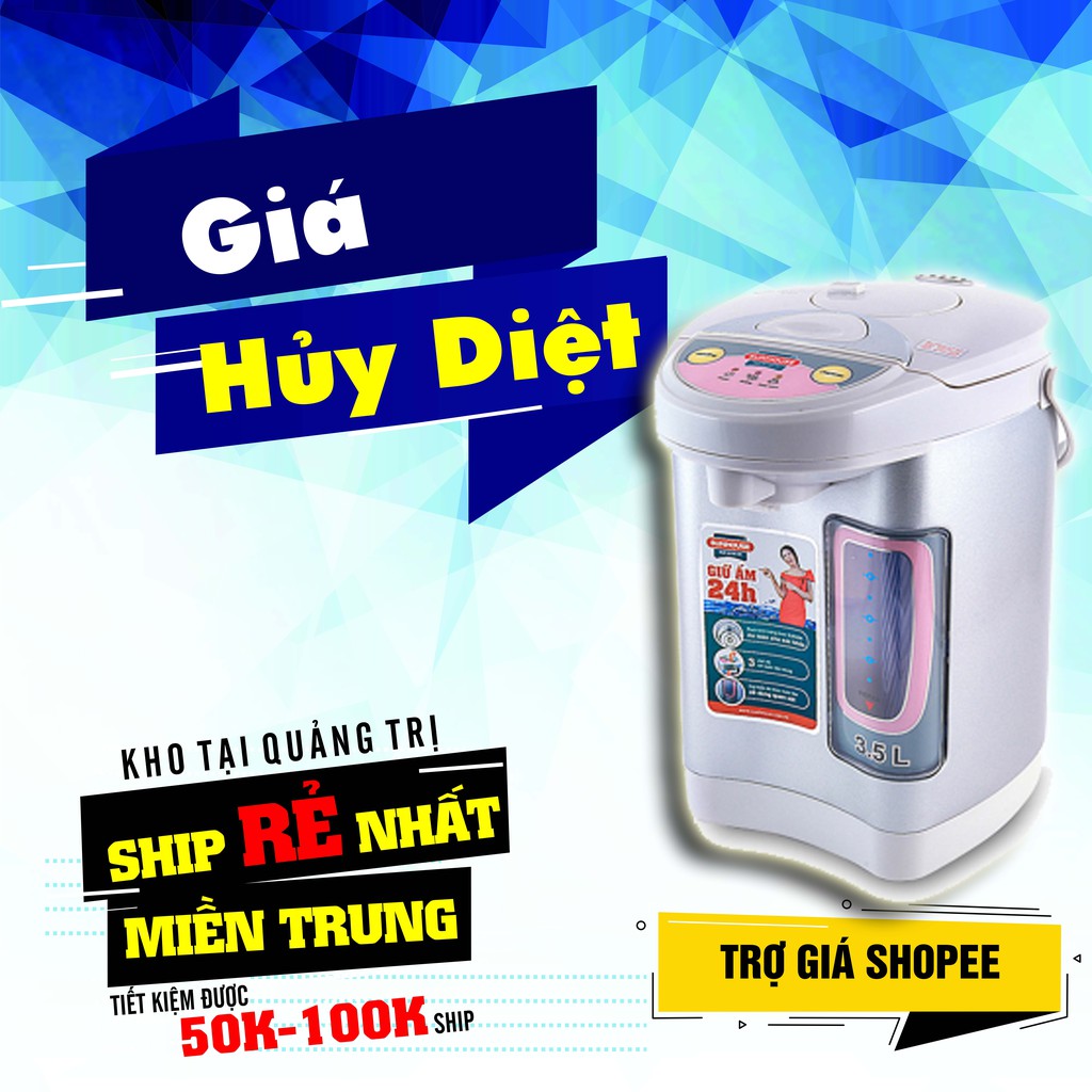 [TRỢ GIÁ SHOPEE] BÌNH THỦY ĐIỆN SUNHOUSE SHD1535