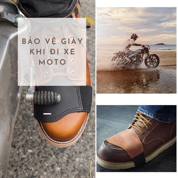 Đệm bảo vệ giày đi côn tay - Miếng lót bảo vệ giày đi xe số móc, côn tay - Leather Shoe Protector