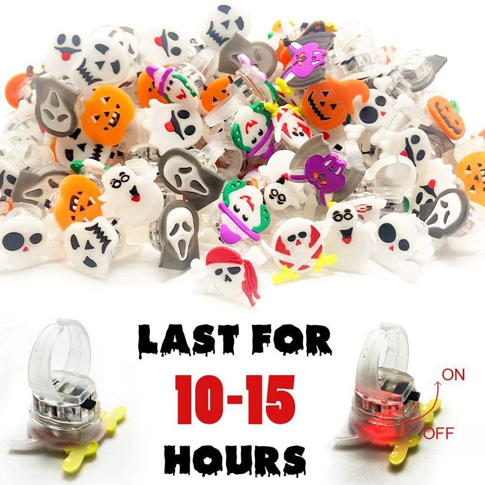 YIYU Nhẫn Hình Bí Ngô Có Đèn Độc Đáo