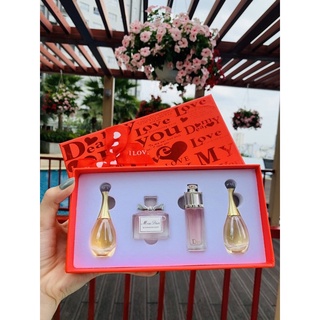 nước hoa Set mini Dior 4chai 5ml hộp đỏ