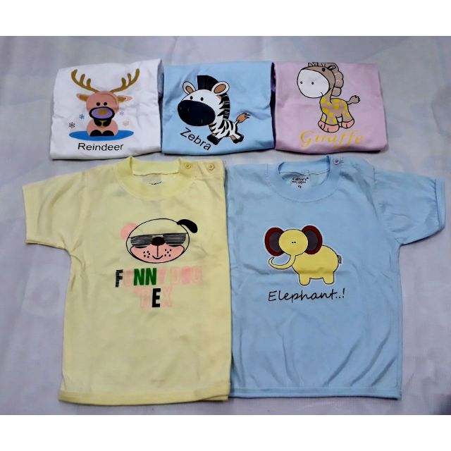 Áo cộc tay carter cài cúc vai cho bé từ 0-24 tháng