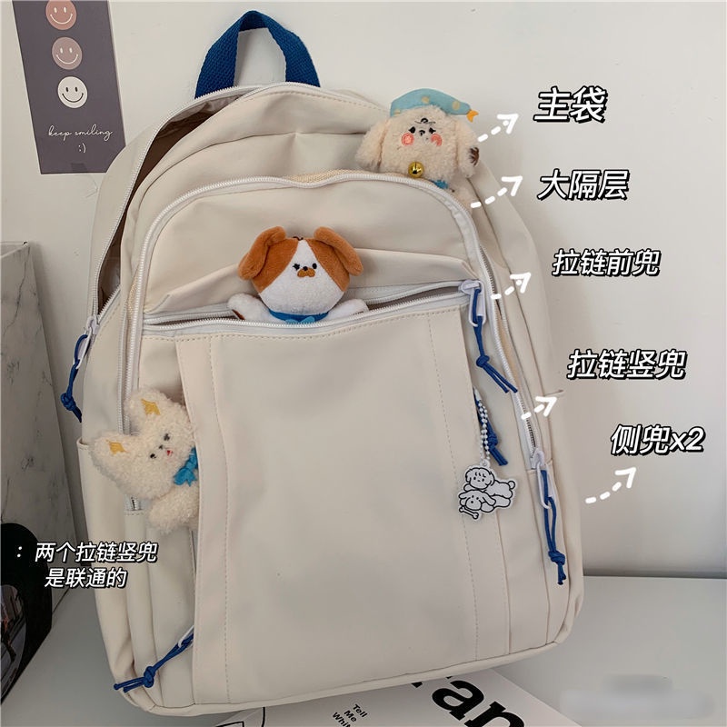 Ba Lô laptop cặp sách sinh viên  Ulzzang laptop 15.6 Inch 43 X 30 X 12