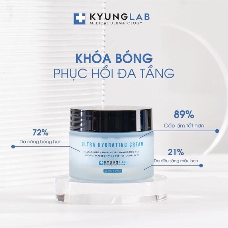 Kem dưỡng ẩm khoá bóng Kyunglab Ultra Hydrating Cream phục hồi đa tầng